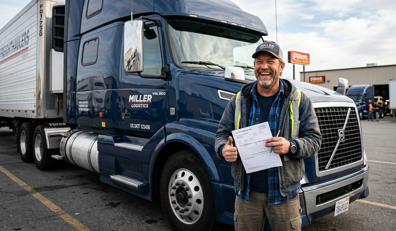 Happy Truckssistance Client